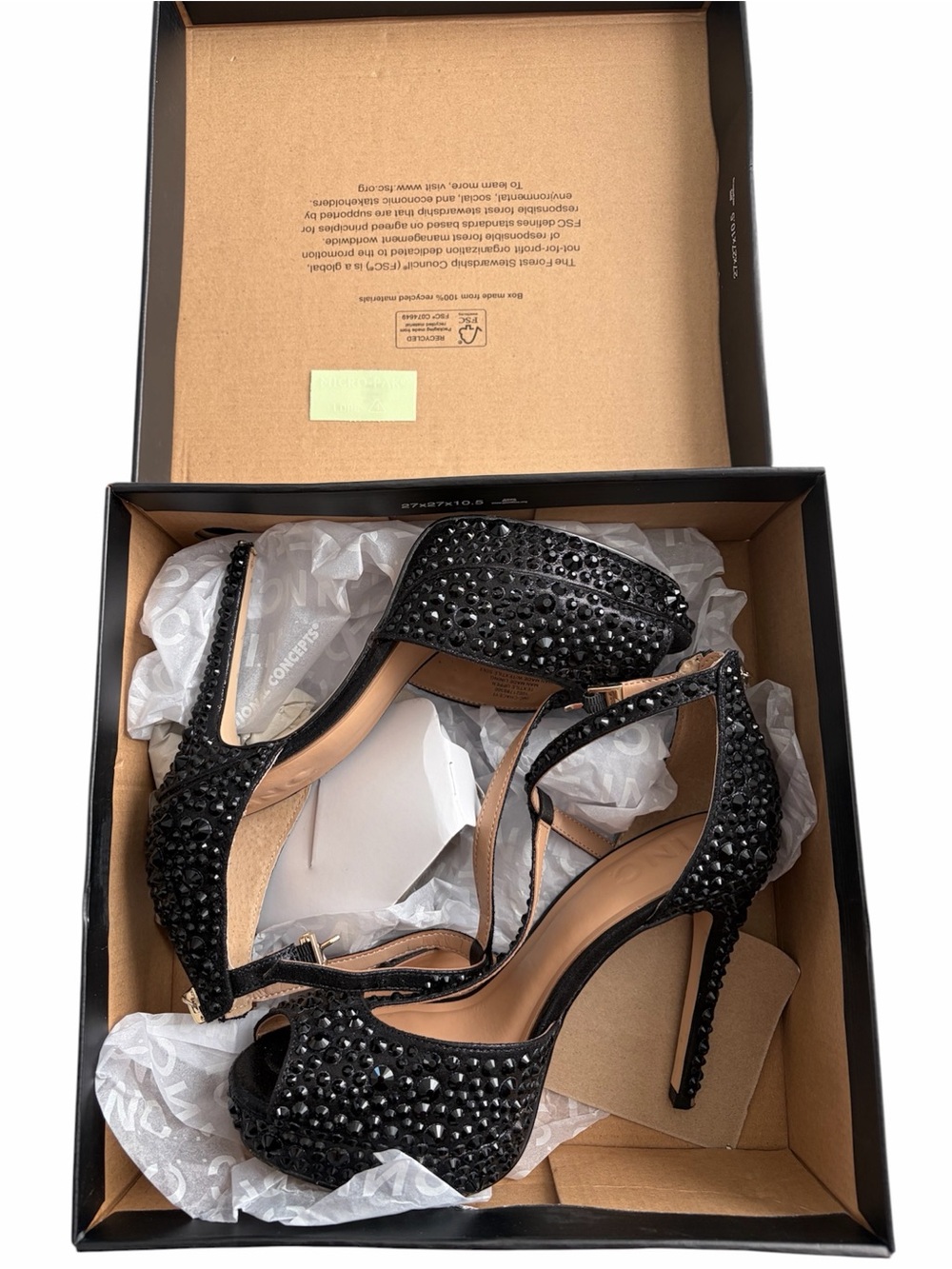 I.N.C International Concepts Black Women's Chacey Bling Pumps
